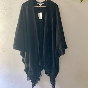 Lauren Conrad Shawl Ruana Fringe